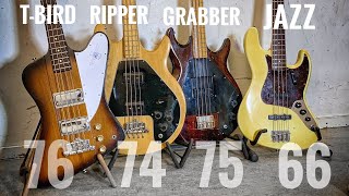 Video thumbnail for The 3 Classic Gibson Long Scale Basses -VS- Holy Grail JAZZ BASS by Johan Segeborn