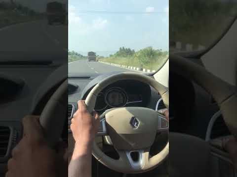 Renault Fluence 1.5 dci diesel top speed run