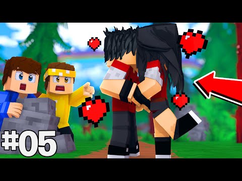 Minecraft: BEIJEI MINHA CRUSH! *ela gostou?* - NAMORADAS Ep.05 ‹‹ P3DRU ››