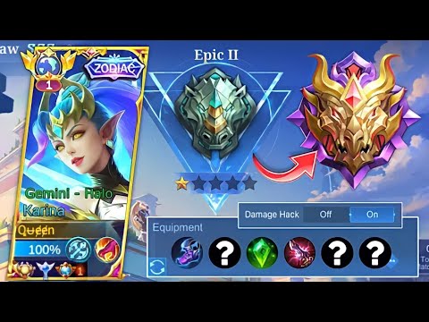 KARINA BEST BUILD TO RANK UP FASTER!!🔥 | Top Global Karina Gameplay - Mobile Legends