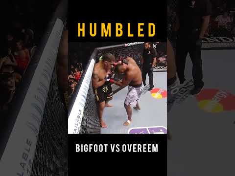 Bigfoot Silva vs Alistair Overeem (EDIT) #ufc #mma #shorts #fight #humble
