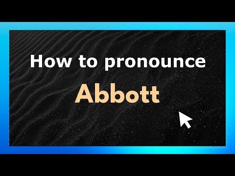 How to pronounce Abbott