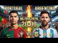 PORTUGAL Vs ARGENTINA Full Match 90 Minutes Of Magic Football History