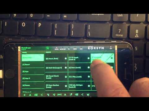 Saxsyn!!! (Yonac Roxsyn guitar synthesized tenor sax)