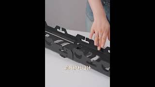 Organizér káblov pod stôl 40cm poschodový