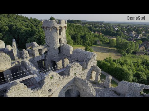 OGRODZIENIEC CASTLE from the perspective of a 4k drone - The Witcher's Castle