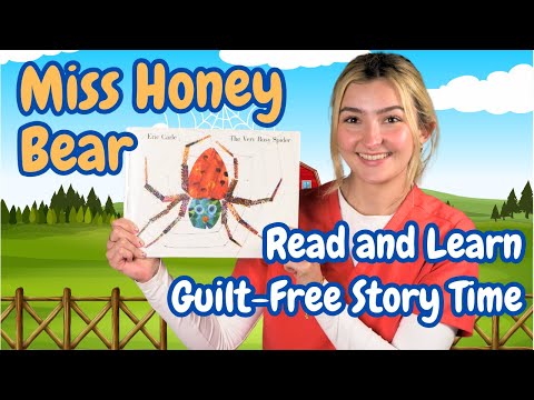 Speech Therapist Reads "The Very Busy Spider" | Early Language Skills | Read Aloud