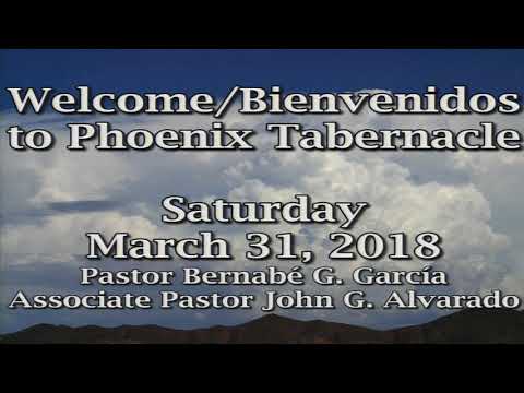 2018 0331 PM Saturday Hno. Isaac Osorio