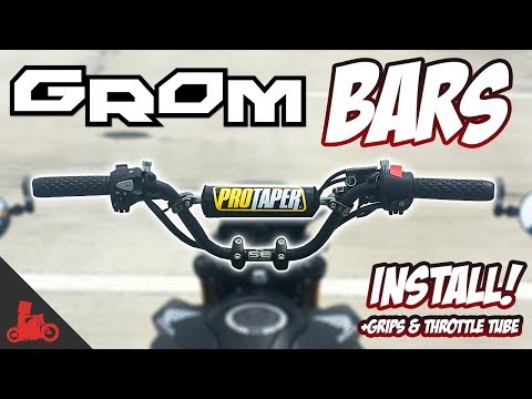 Honda Grom ProTaper Bars - How To Install!