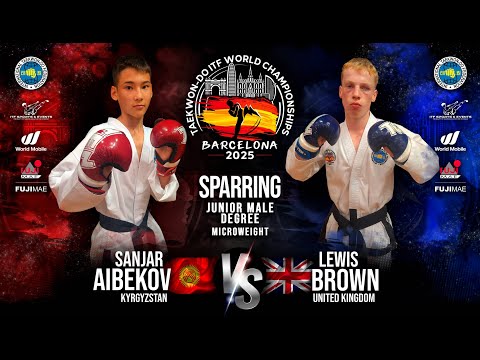 Tv Finals WC Barcelona 2025 -Junior Male Degree Sparring Microweight (ENG)
