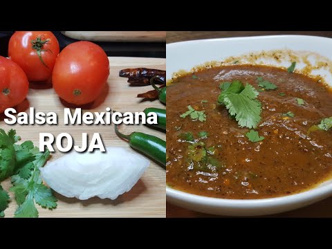 How to make🌶🇲🇽 Mexican Red Salsa🌶| CHILE ROJO TATEMADA| SALSA ROJA
