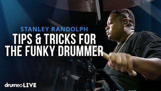 Stanley Randolph - Tips & Tricks For The Funky Drummer (FULL DRUM LESSON)