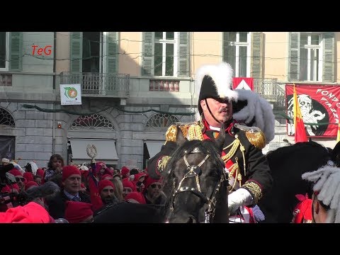 Generale sale a cavallo - Carnevale Ivrea 2019