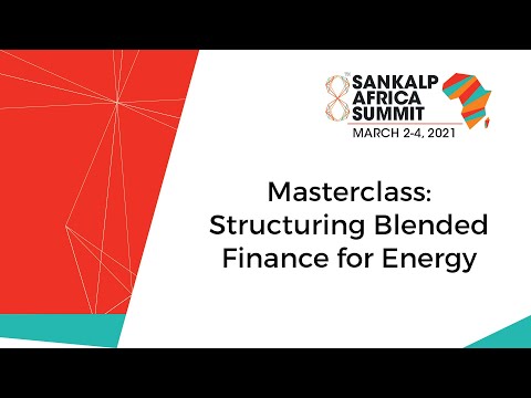 Masterclass: Structuring Blended Finance for Energy