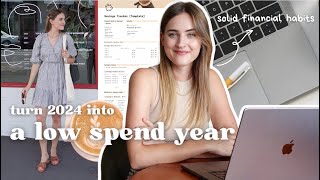 My tips & tricks for a LOW SPEND YEAR in 2024 💰 saving money & no impulse shopping