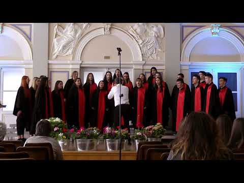 "M. Marulić" High School Mixed Choir - Viele verachten die edele Musik (Bachofen, arr. Wolters)
