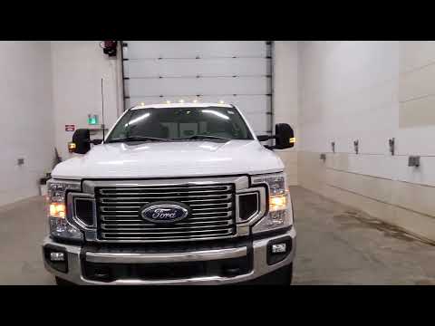 2022 Ford Super Duty F-350 DRW XLT 4WD Crew Cab 8' Box in White for sale at Indian Head Chrysler Dodge Jeep Ram Ltd. in Indian Head, SK