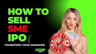 SME IPO को sell कैसे करते है Live देख लो | how to sell sme IPO | sme ipo kaise sell kare | sme ipo