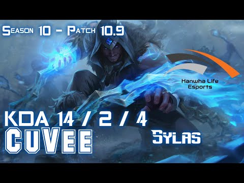 HLE CuVee SYLAS vs SINGED Top - Patch 10.9 KR Ranked