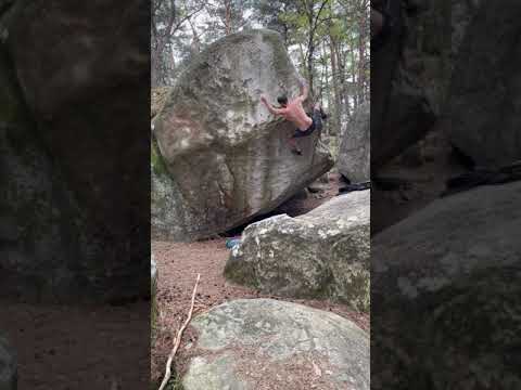 Fontainebleau Escalade Franchard Cuisinière Pensées cachées 7b