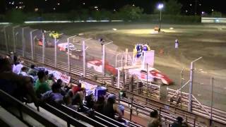 preview picture of video 'Merced Speedway IMCA Modified Main 7-27-13'