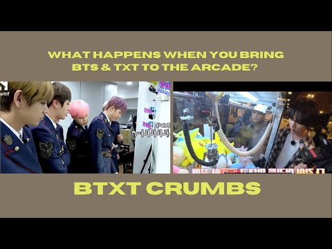 BTS vs. TXT  at the arcade | BTXT crumbs