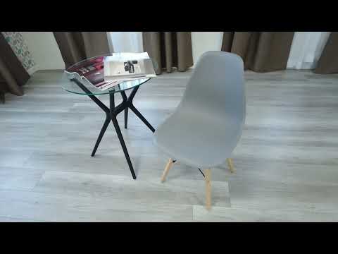 Кухонный стул CINDY (mod. 1801) 45x51x82 Light grey (светло-серый) арт.20246 в Смоленске - видео 9