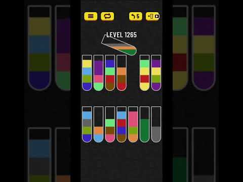 Water sort puzzle level 1265