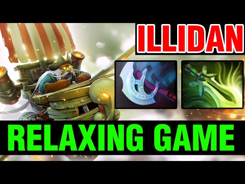 RELAXING GAME IN 8K MMR - ILLIDAN GYROCOPTER - Dota 2