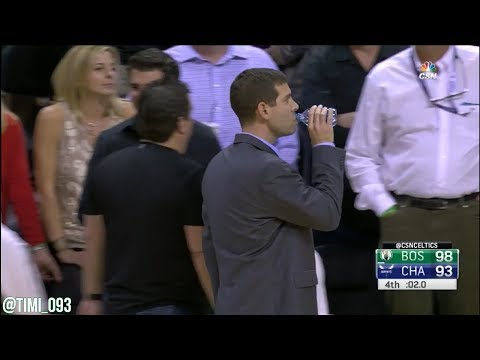 Throwback: Turner puts it away so Brad Stevens drinks water after getting the job done (12/12/2015)