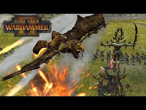 Rocket Gobbos by Khalida - Team Dakka vs Dark Elves // Total War: Warhammer II Online Battle
