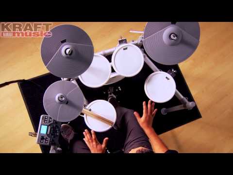 Kraft Music - KAT Percussion KT2 Digital Drum Set Demo with Mark Moralez