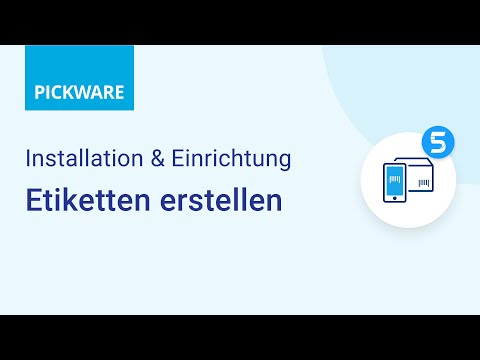Pickware Tutorial | WMS – Etiketten erstellen [Installation & Einrichtung]