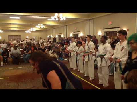27th Annual Kyokushin Karate Tournament Kaigha kata Daniel Waage 1st place