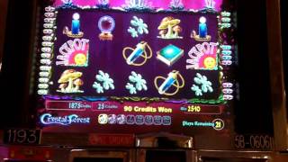preview picture of video 'Crystal Forest Slot Bonus - WMS'