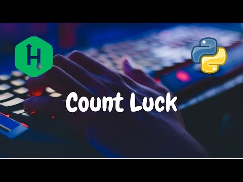 173 Count Luck Search Hackerrank Solution Python