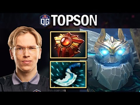 OG.TOPSON TRIES TO OFFLANE TINY - DOTA 2 PRO GAMEPLAY