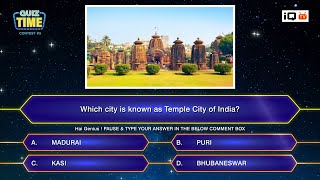 Top10 - QuizTime Contest #5 | General Knowledge | Win 3 Branded Tshirts