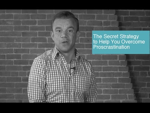 How to Stop Proscrastinating...Now