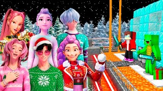 Download lagu CHRISTMAS Kpop Demon Hunters vs Security House in Minecraft JJ and Mikey Maizen Challenge mp3