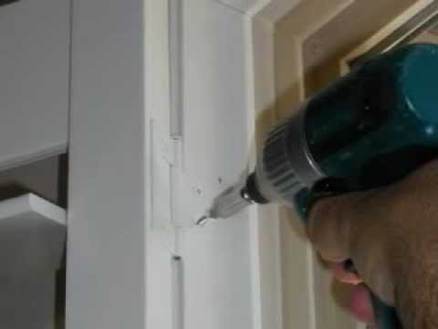 how to install plantation shutters to an interior window