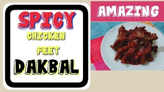 Download lagu Amazing Spicy Chicken feet recipe Dakbal recipe | Quick and Easy Recipe | @MoonSuntwoVlog mp3
