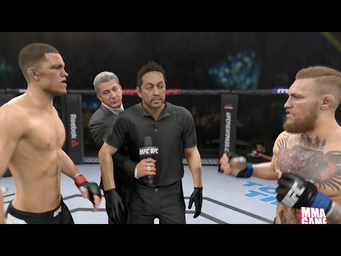 UFC 196: Conor McGregor vs Nate Diaz Full EA SPORTS UFC 2 Fight Simulation