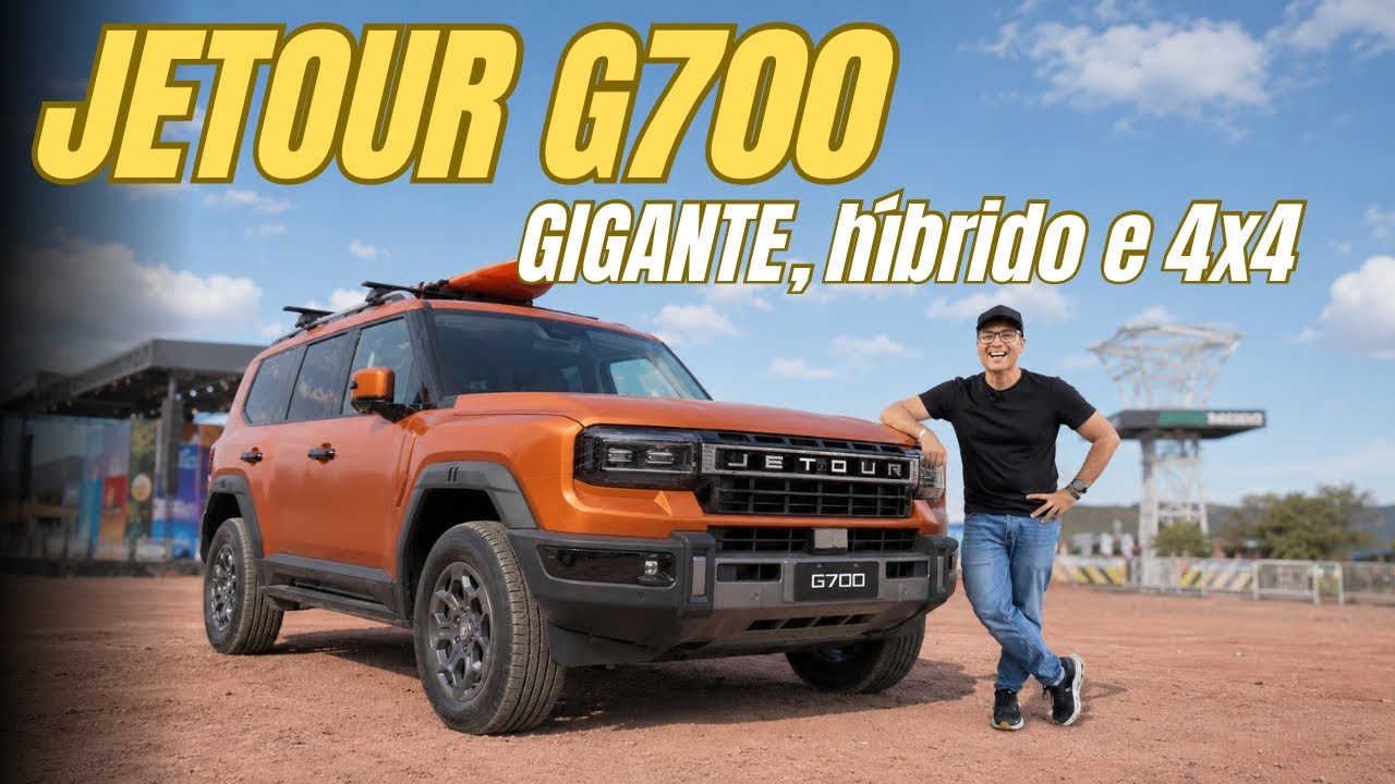 JETOUR G700 CONFIRMADO! Impressionante! 905cv E TRAÇÃO 4x4 contra SW4, H9, B5 Denza e Trailblazer