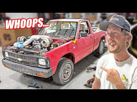 Cheap Racecar Challenge Ep.7 - The Sideways Turbo Disaster... Jackstand's 240 Is Alive!!!