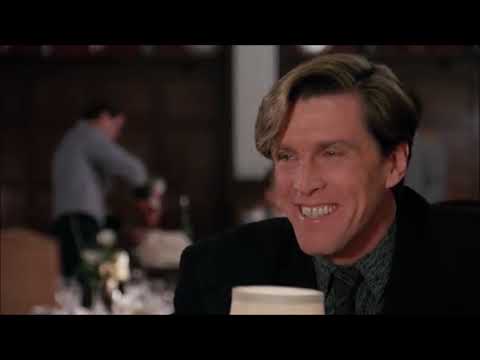 Scrooged 1988 Restaurant business meeting scene