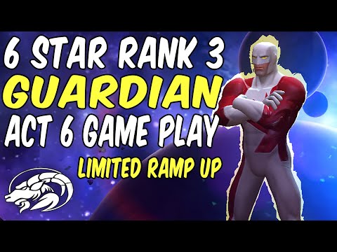Guardian 6 Star Rank 3 Act 6 Game Play | Marvel Contest of Champions