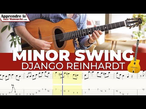 Minor Swing Django Reinhardt - Solo et tablature (Gyspy jazz free tab)