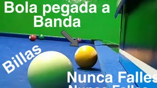 ¿Cómo meter bolas pegadas a banda Como meter billas de billar 🎱