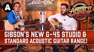 Video thumbnail for Gibson's Most Affordable USA-Made Acoustic Guitars! - NEW Gibson G-45 Studio & Standard Range by Andertons Music Co